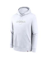 Nike Men's White Arizona Wildcats Statement Wordmark Lockup Pullover Hoodie