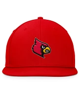 Top of the World Men's Red Louisville Cardinals Fundamental Snapback Hat