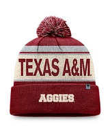 Top of the World Men's Maroon Texas A & M Aggies Prime Cuffed Knit Hat with Pom