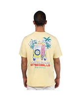 Margaritaville Men's Yellow Super Bowl Lix Life's A Beach T-Shirt