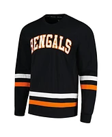 Tommy Hilfiger Men's Black/Orange Cincinnati Bengals Nolan Long Sleeve T-Shirt