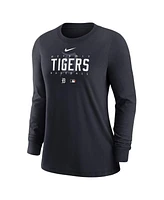 Nike Women's Navy Detroit Tigers Authentic Collection Legend Performance Long Sleeve T-Shirt