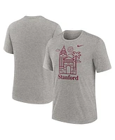 Nike Men's Heather Gray Stanford Cardinal Local Campus Time Honored Tradition Tri-Blend T-Shirt