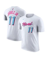 Nike Men's Jaime Jaquez Jr. White Miami Heat 2024/25 City Edition Name Number T-Shirt