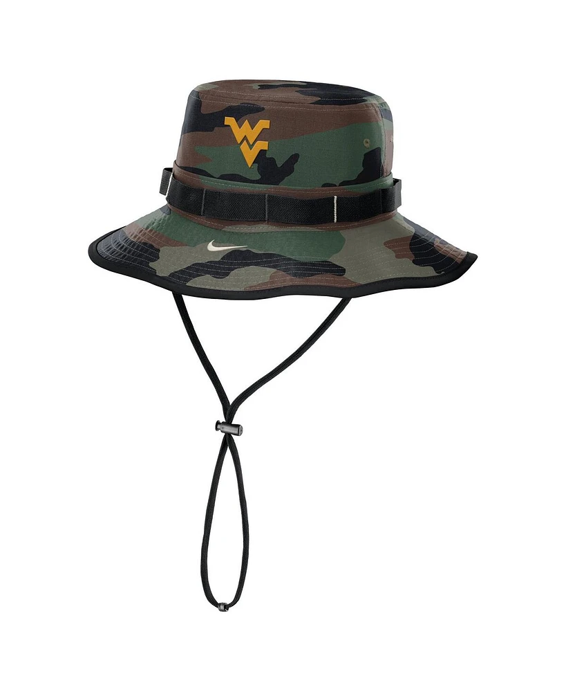 Nike Men's Camo West Virginia Mountaineers 2024 Military Appreciation Apex Bucket Hat