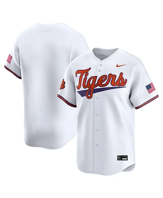 Nike Men's White Clemson Tigers College Limited Baseball Jersey