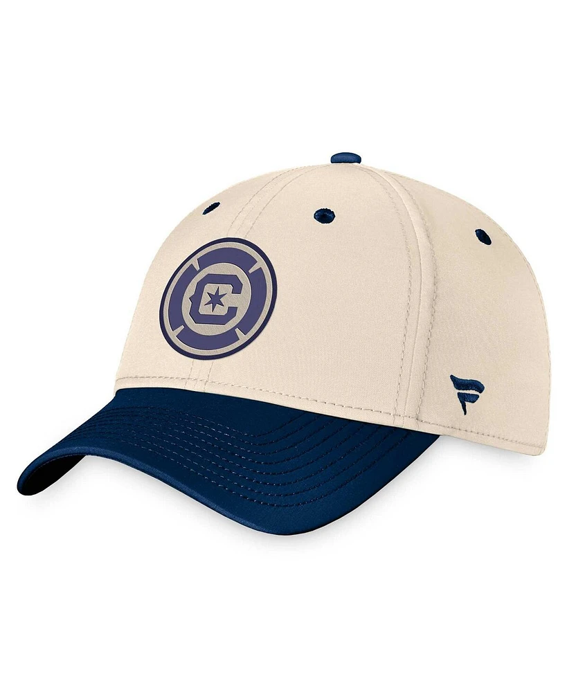 Fanatics Men's Cream Chicago Fire True Classic Flex Hat