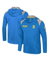 Colosseum Men's Blue Ucla Bruins Oht Military Appreciation Quarter-Zip Hoodie Jacket