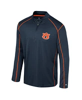 Colosseum Men's Navy Auburn Tigers Cameron Quarter-Zip Windshirt