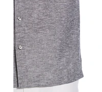 Cubavera Men's Classic-Fit Linen Blend Short Sleeve Button-Front Shirt