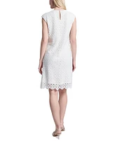 Jones New York Petite Medallion Lace Dress