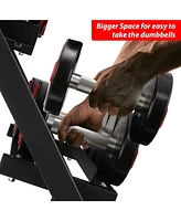 Lugo Heavy-Duty 3-Tier Dumbbell Rack