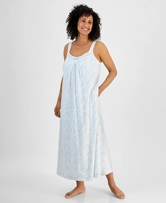 Charter Club Women's Cotton Eyelet Tank Nightgown, Exclusively at Macy's