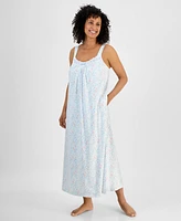 Charter Club Women's Cotton Eyelet Tank Nightgown, Exclusively at Macy's