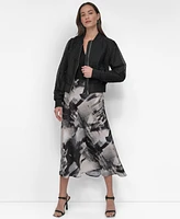 Dkny Women's Organza Eyelet Jacket