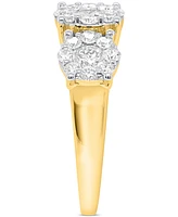 Forever Grown Diamonds Lab-Grown Diamond Three Stone Ring (2 ct. t.w.) Sterling Silver or 14K Gold-Plated