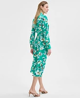 I.n.c. International Concepts Women's Floral-Print Wrap Dress, Exclusively at Macy's