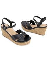 Kenneth Cole Reaction Women's Comi Almond Toe Wedge Sandals