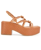 Kenneth Cole Reaction Women's Essa Knots Square Toe Wedge Sandals