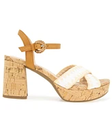Kenneth Cole Reaction Women's Reeva Raffia Platform Dress Sandals
