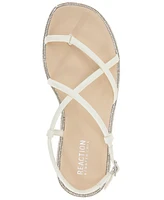 Kenneth Cole Reaction Women's Waltz Strappy Square Toe Flat Sandals