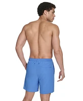 Calvin Klein Men's Regular-Fit Quick-Dry 5" Swim Trunks with Compression Short Liner