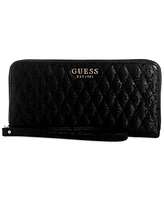 Guess Betula Quilted Large Zip Around Wallet