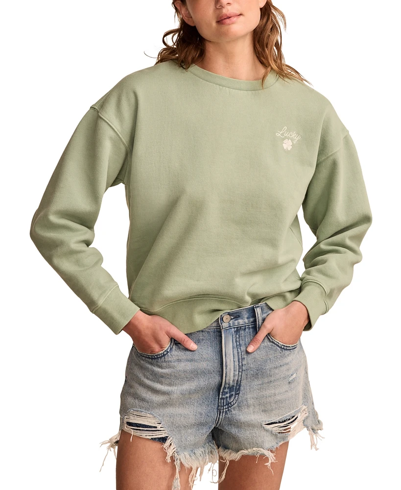 Lucky Brand Women's Crewneck Sweatshirt