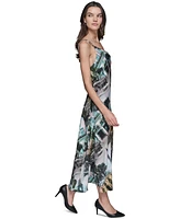 Karl Lagerfeld Paris Women's Scene Slip Midi Dress