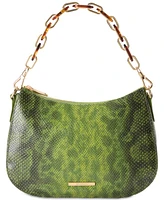 Brahmin Mod Shayna Fern Cassatt Small Leather Crossbody