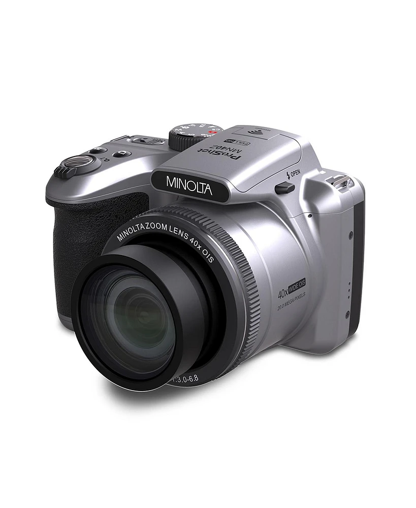 Minolta Minolta ProShot MN40Z 20 Mp Digital Camera w/40x Optical Zoom and Fhd Video
