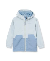 Lands' End Kids Water Resistant Hooded Slicker Rain Jacket