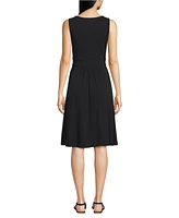 Lands' End Women's Front Fit and Flare Dress