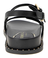 Kenneth Cole New York Women's Drinity Round Toe Flat Sandals
