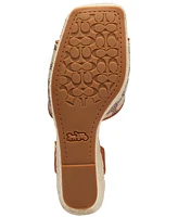 Coach Women's Signature Textile Jacquard Espadrille Sandals