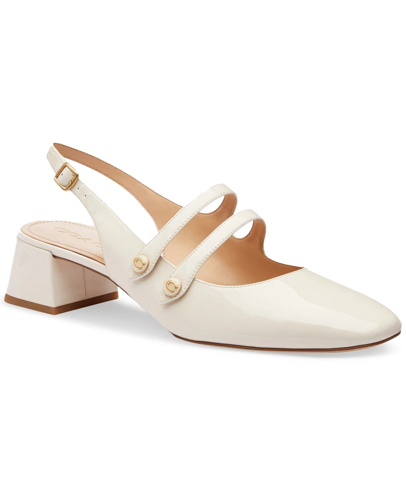 Coach Women's Winley Patent Leather Slip-On Pumps