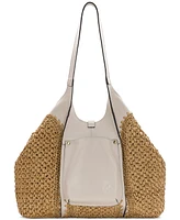 Patricia Nash Santorini Medium Woven Straw Satchel