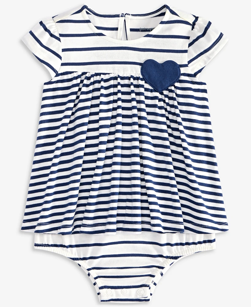 First Impressions Baby Girls Striped Cotton Sunsuit, Created for Macy's