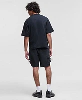 Mode Of One Mens Perspective Relaxed Fit Graphic T Shirt Relaxed Fit Crinkled 7 Cargo Shorts Exclusively At Macys