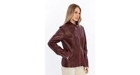 Furniq Uk Women's Leather Jacket