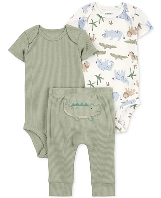 Carter's Baby Little Character Bodysuits & Pants, 3 Piece Set
