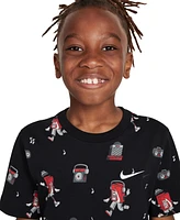 Nike Big Kids Sportswear Printed Crewneck T-Shirt