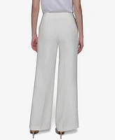 Karl Lagerfeld Paris Women's Pleated-Leg Pants