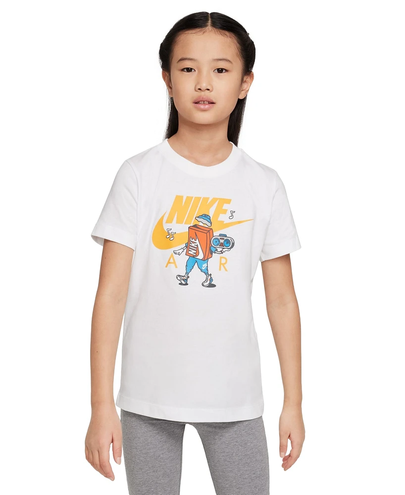 Nike Big Kids Sportswear Printed Crewneck T-Shirt