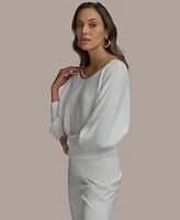 Donna Karan New York Women's Chain-Trim Sweater