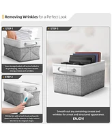 Sorbus 3 Pack 15 inch Collapsible Storage Bins with Handles - Perfect for Home Storage & Organization