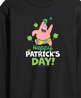 Airwaves Men's SpongeBob SquarePants Happy Patrick's Day Long Sleeve T-Shirt