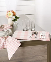 Design Imports Pink Buffalo Check Placemat, Set of 4