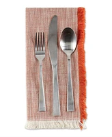 Design Imports Tonal Fringe Napkin, Set of 6