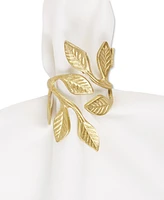 Design Imports Brass Napkin Ring, Set of 6